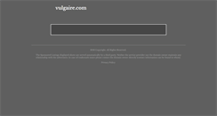 Desktop Screenshot of mp3.vulgaire.com